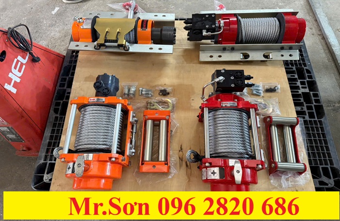tời thủy lực 6,8 tấn