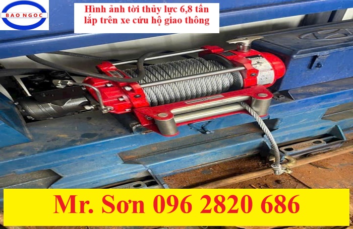 tời thủy lực cho xe chuyên dụng