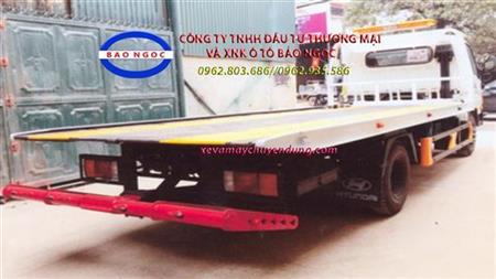 Xe cứu hộ sàn trượt kéo chở xe hyundai HD650